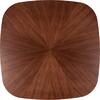 ΤΡΑΠΕΖΙ ΤΡΑΠΕΖΑΡΙΑΣ RINER HM9733 MDF ΜΕ ΚΑΠΛΑΜΑ ΚΑΡΥΔΙΑΣ 150x150x75Υ εκ. (Καρυδί)