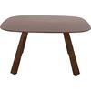 ΤΡΑΠΕΖΙ ΤΡΑΠΕΖΑΡΙΑΣ RINER HM9733 MDF ΜΕ ΚΑΠΛΑΜΑ ΚΑΡΥΔΙΑΣ 150x150x75Υ εκ. (Καρυδί)