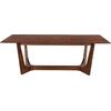ΤΡΑΠΕΖΙ ΤΡΑΠΕΖΑΡΙΑΣ RIMER HM9742 MDF ΜΕ ΚΑΠΛΑΜΑ ΦΡΑΞΙΝΟΥ-ΚΑΡΥΔΙ ΧΡΩΜΑ 220X100x75Yεκ.