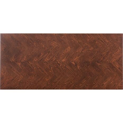 ΤΡΑΠΕΖΙ ΤΡΑΠΕΖΑΡΙΑΣ RIMER HM9742 MDF ΜΕ ΚΑΠΛΑΜΑ ΦΡΑΞΙΝΟΥ-ΚΑΡΥΔΙ ΧΡΩΜΑ 220X100x75Yεκ.
