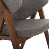 ΚΑΡΕΚΛΑ HANA HM9746.02 RUBBERWOOD ΣΕ ΚΑΡΥΔΙ ΧΡΩΜΑ-ΓΚΡΙ ΥΦΑΣΜΑ 55x60x84Yεκ. (σετ 2 τεμαχίων)