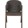 ΚΑΡΕΚΛΑ HANA HM9746.02 RUBBERWOOD ΣΕ ΚΑΡΥΔΙ ΧΡΩΜΑ-ΓΚΡΙ ΥΦΑΣΜΑ 55x60x84Yεκ. (σετ 2 τεμαχίων)