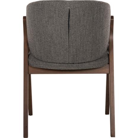 ΚΑΡΕΚΛΑ HANA HM9746.02 RUBBERWOOD ΣΕ ΚΑΡΥΔΙ ΧΡΩΜΑ-ΓΚΡΙ ΥΦΑΣΜΑ 55x60x84Yεκ. (σετ 2 τεμαχίων)