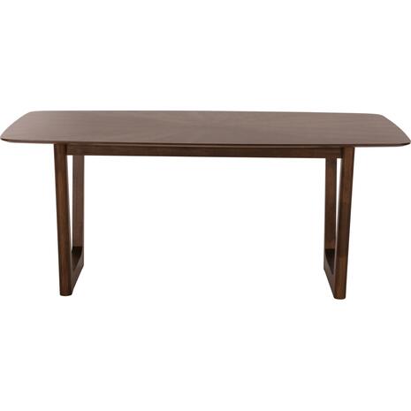 ΤΡΑΠΕΖΙ ΤΡΑΠΕΖΑΡΙΑΣ RINER ΟΡΘΟΓΩΝΙΟ HM9745 MDF ΜΕ ΚΑΠΛΑΜΑ ΚΑΡΥΔΙΑΣ 180x90x76εκ.