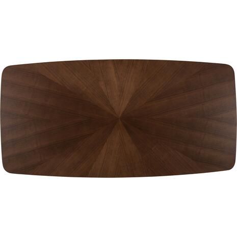 ΤΡΑΠΕΖΙ ΤΡΑΠΕΖΑΡΙΑΣ RINER ΟΡΘΟΓΩΝΙΟ HM9745 MDF ΜΕ ΚΑΠΛΑΜΑ ΚΑΡΥΔΙΑΣ 180x90x76εκ.