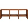 ΚΟΝΣΟΛΑ TV NYA HM9831 ΜΑΣΙΦ ΞΥΛΟ TEAK ΣΕ ΦΥΣΙΚΟ ΧΡΩΜΑ 130x29,5x46Υ εκ.