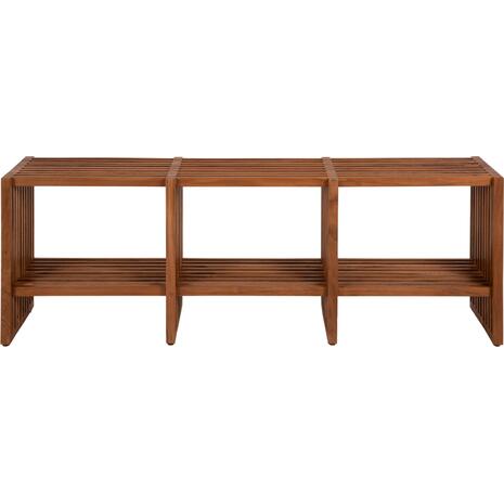 ΚΟΝΣΟΛΑ TV NYA HM9831 ΜΑΣΙΦ ΞΥΛΟ TEAK ΣΕ ΦΥΣΙΚΟ ΧΡΩΜΑ 130x29,5x46Υ εκ.