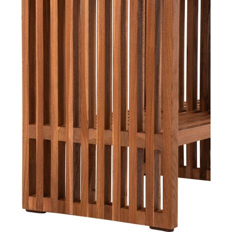 ΚΟΝΣΟΛΑ TV NYA HM9831 ΜΑΣΙΦ ΞΥΛΟ TEAK ΣΕ ΦΥΣΙΚΟ ΧΡΩΜΑ 130x29,5x46Υ εκ.