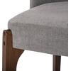 ΚΑΡΕΚΛΑ ΤΡΑΠΕΖΑΡΙΑΣ RAMMER HM9744.01 RUBBERWOOD ΣΕ ΚΑΡΥΔΙ-ΓΚΡΙ ΥΦΑΣΜΑ 57x55x86Υεκ. (σετ 2 τεμαχίων)