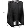 ΒΑΣΗ ΤΡΑΠΕΖΙΟΥ ΕΣΩΤ.ΧΩΡΟΥ ΤΕΤΡΑΓΩΝΗ FRANTZ HM9460.12 ΞΥΛΟ MINDI ΣΕ ΜΑΥΡΟ 45x45x73Y εκ.