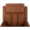 ΠΟΛΥΘΡΟΝΑ ΜΑΣΑΖ HAPPER HM9785.12 ΚΑΦΕ PU 76x94x102Υ εκ. (Καφέ)