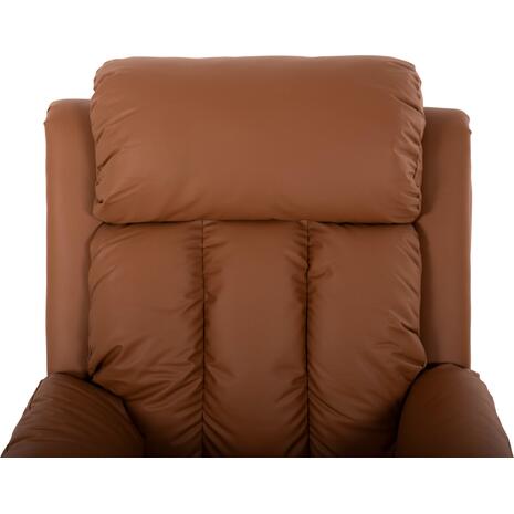 ΠΟΛΥΘΡΟΝΑ ΜΑΣΑΖ HAPPER HM9785.12 ΚΑΦΕ PU 76x94x102Υ εκ. (Καφέ)