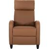 ΠΟΛΥΘΡΟΝΑ RELAX HIBER HM9782.22 ΚΑΦΕ PU 67,5x90x104Υ εκ. (Καφέ)