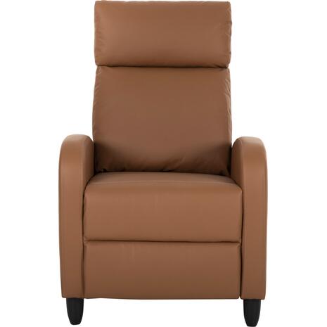ΠΟΛΥΘΡΟΝΑ RELAX HIBER HM9782.22 ΚΑΦΕ PU 67,5x90x104Υ εκ. (Καφέ)