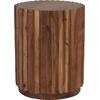 ΒΟΗΘΗΤΙΚΟ ΤΡΑΠΕΖΙ ΣΤΡΟΓΓΥΛΟ SEDGE HM9696 ΜΑΣΙΦ ΑΚΑΚΙΑ-ΦΥΣΙΚΟ ΧΡΩΜΑ Φ40x50Υεκ.
