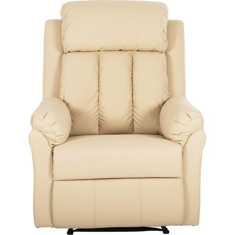 ΠΟΛΥΘΡΟΝΑ ΜΑΣΑΖ HAPPER HM9785.13 ΕΚΡΟΥ PU 76x94x102Υ εκ. (Εκρού)
