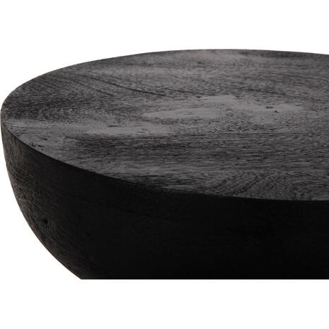 ΣΚΑΜΠΟ ΣΤΡΟΓΓΥΛΟ SCALLOP HM9702 ΜΑΣΙΦ MANGO ΣΕ ΣΕ ΜΑΥΡΟ ΧΡΩΜΑ Φ35x45Υεκ. (Μαύρο)