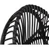 ΠΟΛΥΘΡΟΝΑ ENTROPY HM9840.03 ΜΑΥΡΟ RATTAN ΜΕ ΜΑΞΙΛΑΡΙ-ΜΑΥΡΟ 80x97x85Υεκ.