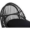 ΠΟΛΥΘΡΟΝΑ ENTROPY HM9840.03 ΜΑΥΡΟ RATTAN ΜΕ ΜΑΞΙΛΑΡΙ-ΜΑΥΡΟ 80x97x85Υεκ.