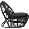 ΠΟΛΥΘΡΟΝΑ ENTROPY HM9840.03 ΦΥΣΙΚΟ RATTAN ΜΕ ΜΑΞΙΛΑΡΙ-ΜΑΥΡΟ 80x97x85Υεκ.
