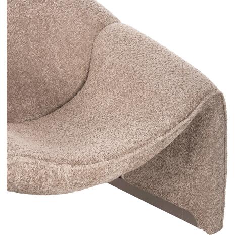 ΠΟΛΥΘΡΟΝΑ SPINER HM9599.08 ΜΠΕΖ ΜΠΟΥΚΛΕ ΥΦΑΣΜΑ 81x64x74Υεκ. (Μπεζ)