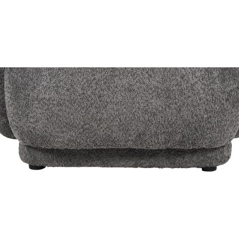 ΠΟΛΥΘΡΟΝΑ KARPEN HM9600.01 ΓΚΡΙ ΜΠΟΥΚΛΕ ΥΦΑΣΜΑ  93x87x78Υ εκ. (Γκρι)
