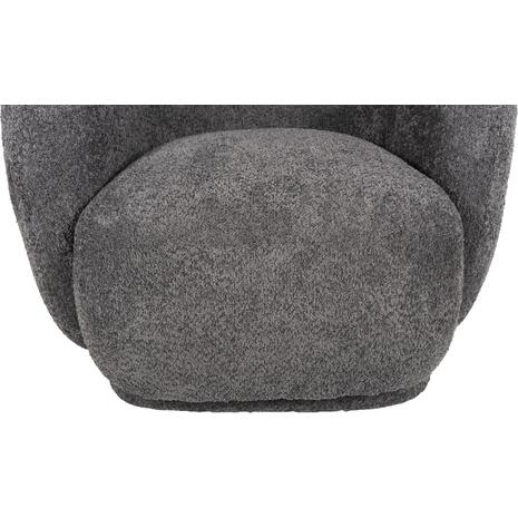 ΠΟΛΥΘΡΟΝΑ KARPEN HM9600.01 ΓΚΡΙ ΜΠΟΥΚΛΕ ΥΦΑΣΜΑ  93x87x78Υ εκ. (Γκρι)