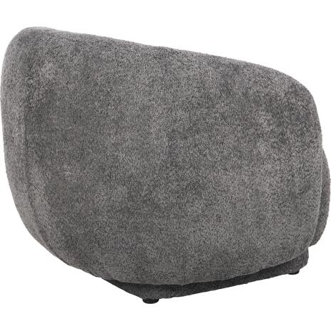 ΠΟΛΥΘΡΟΝΑ KARPEN HM9600.01 ΓΚΡΙ ΜΠΟΥΚΛΕ ΥΦΑΣΜΑ  93x87x78Υ εκ. (Γκρι)