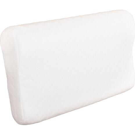 ΜΑΞΙΛΑΡΙ ΥΠΝΟΥ BEZEL HM673 MEMORY FOAM-ΛΕΥΚΟ ΥΦΑΣΜΑ 55x32Υεκ (Λευκό)