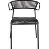 ΚΑΡΕΚΛΑ SUKI HM6053.02 ΜΕΤΑΛΛO KAI ΣΥΝΘΕΤΙΚΟ RATTAN ΣΕ ΜΑΥΡΟ 54x62x80Υεκ