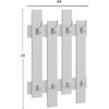ΚΡΕΜΑΣΤΡΑ ΕΙΣΟΔΟΥ WESSON HM8940.11 ΜΕΛΑΜΙΝΗ ΣΕ ΛΕΥΚΟ 64x4x79Υεκ.