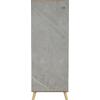 ΠΑΠΟΥΤΣΟΘΗΚΗ-ΝΤΟΥΛΑΠΙ ALVARO HM8954.11 ΜΕΛΑΜΙΝΗ SONAMA-STONE TEXTURE 50Χ38Χ135Yεκ.