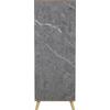 ΠΑΠΟΥΤΣΟΘΗΚΗ-ΝΤΟΥΛΑΠΙ ALVARO HM8954.12 ΜΕΛΑΜΙΝΗ SONAMA-STONE TEXTURE 50Χ38Χ135Yεκ.