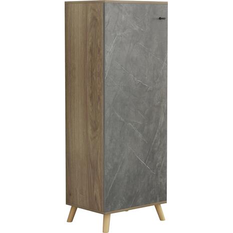 ΠΑΠΟΥΤΣΟΘΗΚΗ-ΝΤΟΥΛΑΠΙ ALVARO HM8954.14 ΜΕΛΑΜΙΝΗ SONAMA-STONE TEXTURE 50Χ38Χ135Yεκ.