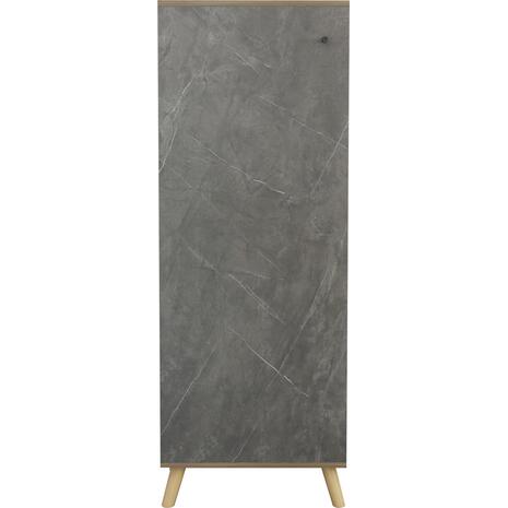ΠΑΠΟΥΤΣΟΘΗΚΗ-ΝΤΟΥΛΑΠΙ ALVARO HM8954.14 ΜΕΛΑΜΙΝΗ SONAMA-STONE TEXTURE 50Χ38Χ135Yεκ.
