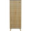ΠΑΠΟΥΤΣΟΘΗΚΗ-ΝΤΟΥΛΑΠΙ ALVARO HM8954.15 ΜΕΛΑΜΙΝΗ ΑΝΘΡΑΚΙ-ΦΥΣΙΚΟ ΞΥΛΟΥ 50Χ38Χ135Yεκ.
