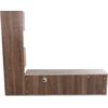 ΣΥΝΘΕΤΟ ΤΗΛΕΟΡΑΣΗΣ EDELIE HM8908.14 ΜΕΛΑΜΙΝΗ ΓΚΡΙ STONE TEXTURE-ΦΥΣΙΚΟ 150x29,5x120Υεκ.