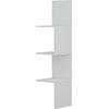 ΕΠΙΤΟΙΧΙΑ ΓΩΝΙΑΚΗ ΡΑΦΙΕΡΑ ILLUSION HM8935.12 ΜΕΛΑΜΙΝΗ ΣΕ ΛΕΥΚΟ 25x25x105,4Υεκ.