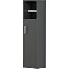 ΝΤΟΥΛΑΠΙ ΜΠΑΝΙΟΥ DAMIEN HM9025.11 ΜΕΛΑΜΙΝΗ ΑΝΘΡΑΚΙ 20x13x70Yεκ.