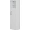 ΝΤΟΥΛΑΠΙ ΜΠΑΝΙΟΥ DAMIEN HM9025.12 ΜΕΛΑΜΙΝΗ ΛΕΥΚΗ 20x13x70Yεκ.
