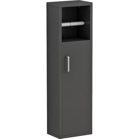 ΝΤΟΥΛΑΠΙ ΜΠΑΝΙΟΥ DAMIEN HM9025.11 ΜΕΛΑΜΙΝΗ ΑΝΘΡΑΚΙ 20x13x70Yεκ.