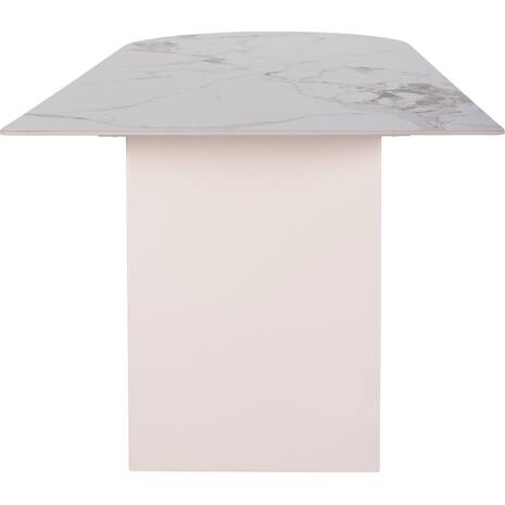 ΤΡΑΠΕΖΙ ΤΡΑΠΕΖΑΡΙΑΣ CERAMUS HM9772.01 12mmΚΕΡΑΜΙΚΟ TOP ΛΕΥΚΟ ΜΑΡΜΑΡΟ-MDF ΛΕΥΚΟ 180x90x76Υεκ. (Λευκό)
