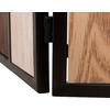 ΠΑΡΑΒΑΝ 6-ΦΥΛΛΟ ΜΟΝΗΣ ΟΨΗΣ CRYPT HM4221 MDF ΣΕ 4 ΧΡΩΜΑTA-ΜΑΥΡΟ ΜΕΤΑΛΛΟ 241x1,5x180Υεκ.