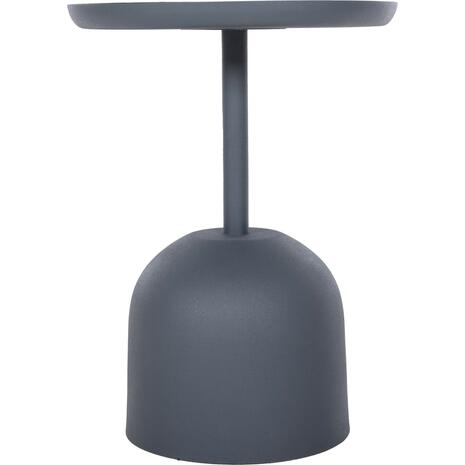 ΤΡΑΠΕΖΙ ΒΟΗΘΗΤΙΚΟ ΣΤΡΟΓΓΥΛΟ DELBEL HM4261.05 ΜΕΤΑΛΛΟ ΜΠΛΕ ΣΚΟΥΡΟ Φ39,5x53,5Υ εκ. (Μπλε)