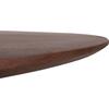 ΤΡΑΠΕΖΙ ΣΤΡΟΓΓΥΛΟ DENTY HM9612.02 MDF ΜΕ ΚΑΠΛΑΜΑ ΔΡΥΟΣ-ΧΡΩΜΑ ΚΑΡΥΔΙ Φ120x75Υεκ.
