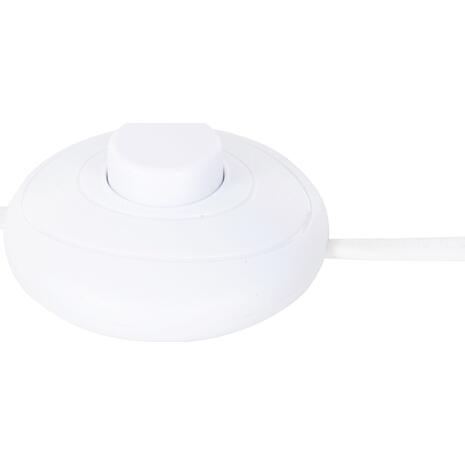 ΦΩΤΙΣΤΙΚΟ ΔΑΠΕΔΟΥ SMUSH HM4256.03 ΜΕΤΑΛΛΟ ΛΕΥΚΟ-ΡΥΘΜΙΖΟΜΕΝΟ ΚΑΠΕΛΟ Φ50x100Υ