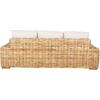 ΚΑΝΑΠΕΣ ΤΡΙΘΕΣΙΟΣ ΕΞ.ΧΩΡΟΥ TROPEL HM9808 ΞΥΛΟ MANGO-RATTAN ΦΥΣΙΚΟ-ΛΕΥΚΑ ΜΑΞΙΛΑΡΙΑ 216x88x85Υεκ