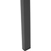 ΚΑΡΕΚΛΑ ΑΛΟΥΜΙΝΙΟΥ SAGA HM6063.02 ΣΚΟΥΡΟ ΓΚΡΙ ΜΕ POLYWOOD 46x52x86Υεκ.