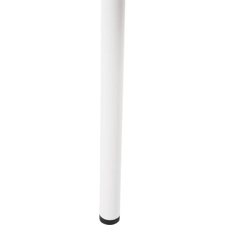 ΠΟΛΥΘΡΟΝΑ ΑΛΟΥΜΙΝΙΟΥ RACHEL HM6088.02 ΛΕΥΚΗ 63x58x85Υεκ.