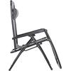 ΠΟΛΥΘΡΟΝΑ RELAX COMPANION HM5095.11 ΓΚΡΙ TEXTILENE-ΜΑΥΡΟ ΜΕΤΑΛΛΟ 67x145x110Υεκ.